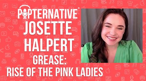 dot rise of the pink ladies|Josette Halpert talks about playing Dot in Grease: Rise Of The。